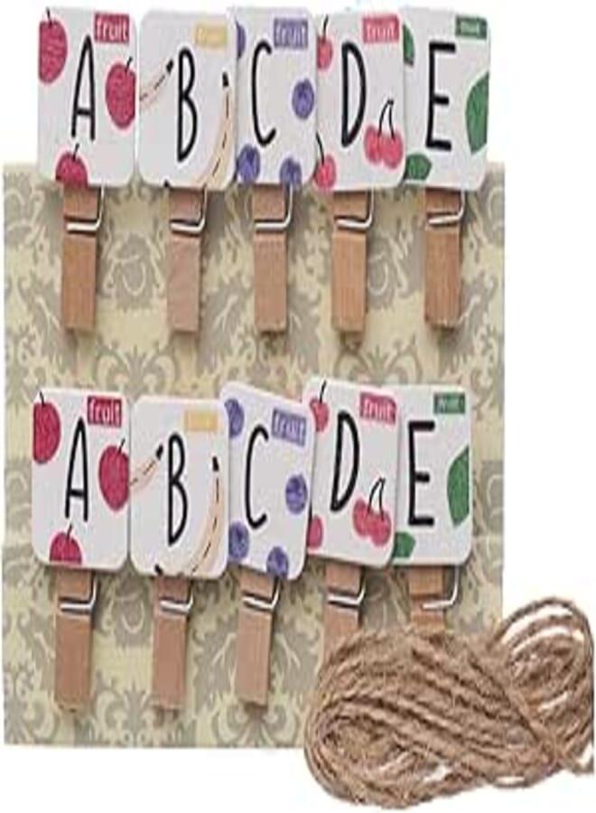 SONIX Wooden Paper Clip Shapes S-3025089, Single Pack